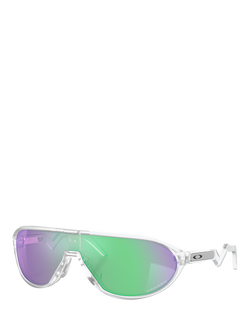 Oakley OO9467 Men's Oval Sunglasses, Matte Clear