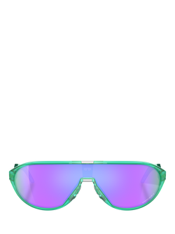 Oakley OO9467 Men's Oval Sunglasses - view 2, Translucent Celeste
