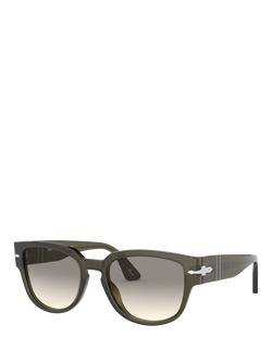 Persol PO3231S Square Gradient Sunglasses, Matte Brown/Grey