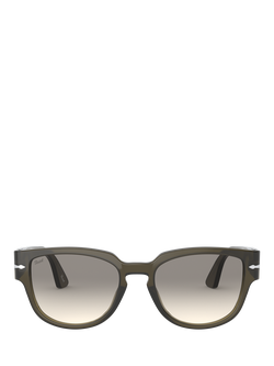 Persol PO3231S Square Gradient Sunglasses - view 2, Matte Brown/Grey