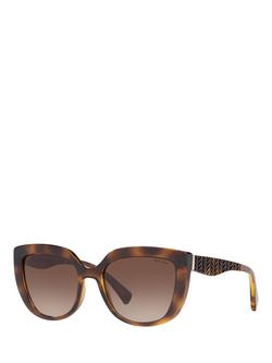 Ralph Lauren Ralph by Ralph Lauren RA5254 Women's Butterfly Sunglasses, Havana/Brown Gradient, Havana/Brown Gradient