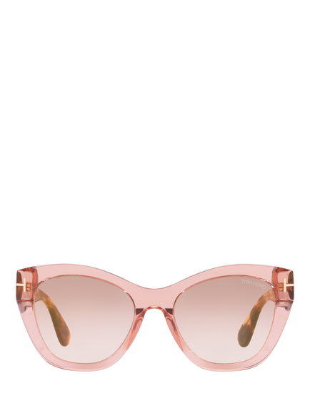 TOM FORD TR001422 Women's Oval Sunglasses, Pink/Pink Gradient - view 2, Pink/Pink Gradient