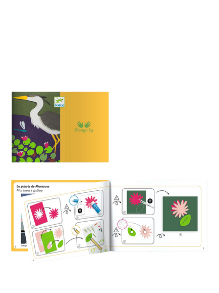 Djeco 3D Pictures Craft Kit - view 2, Multi