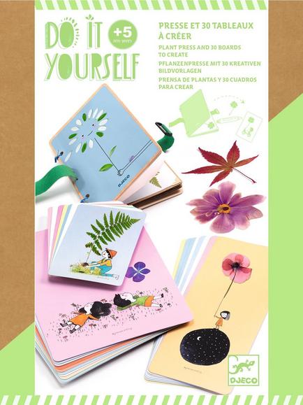 Djeco DIY Flower Press, Multi