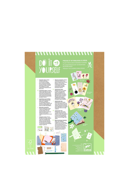 Djeco DIY Flower Press - view 2, Multi