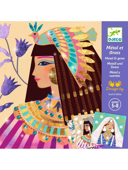 Djeco Drawing with Gems Craft Kit, Multi