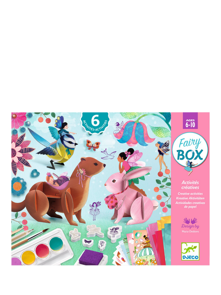 Djeco Fairy Craft and Activity Box, Multi
