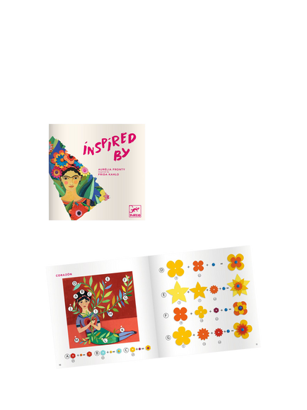 Djeco Frida Kahlo Aurélia Fronty Paper Flower Craft Kit - view 2, Multi