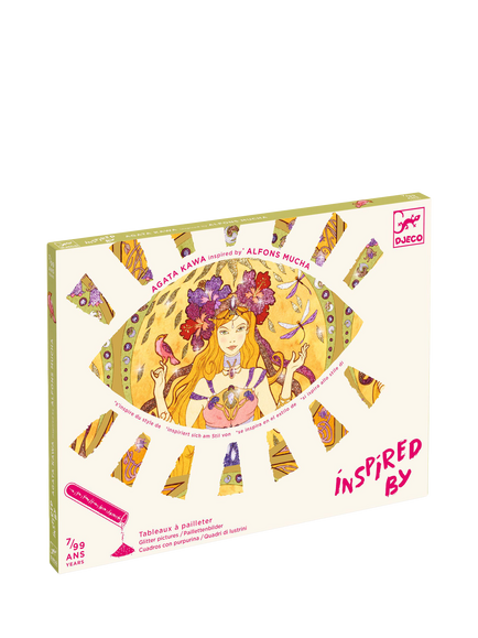 Djeco Mucha Glitter Painting Kit - view 2, Multi