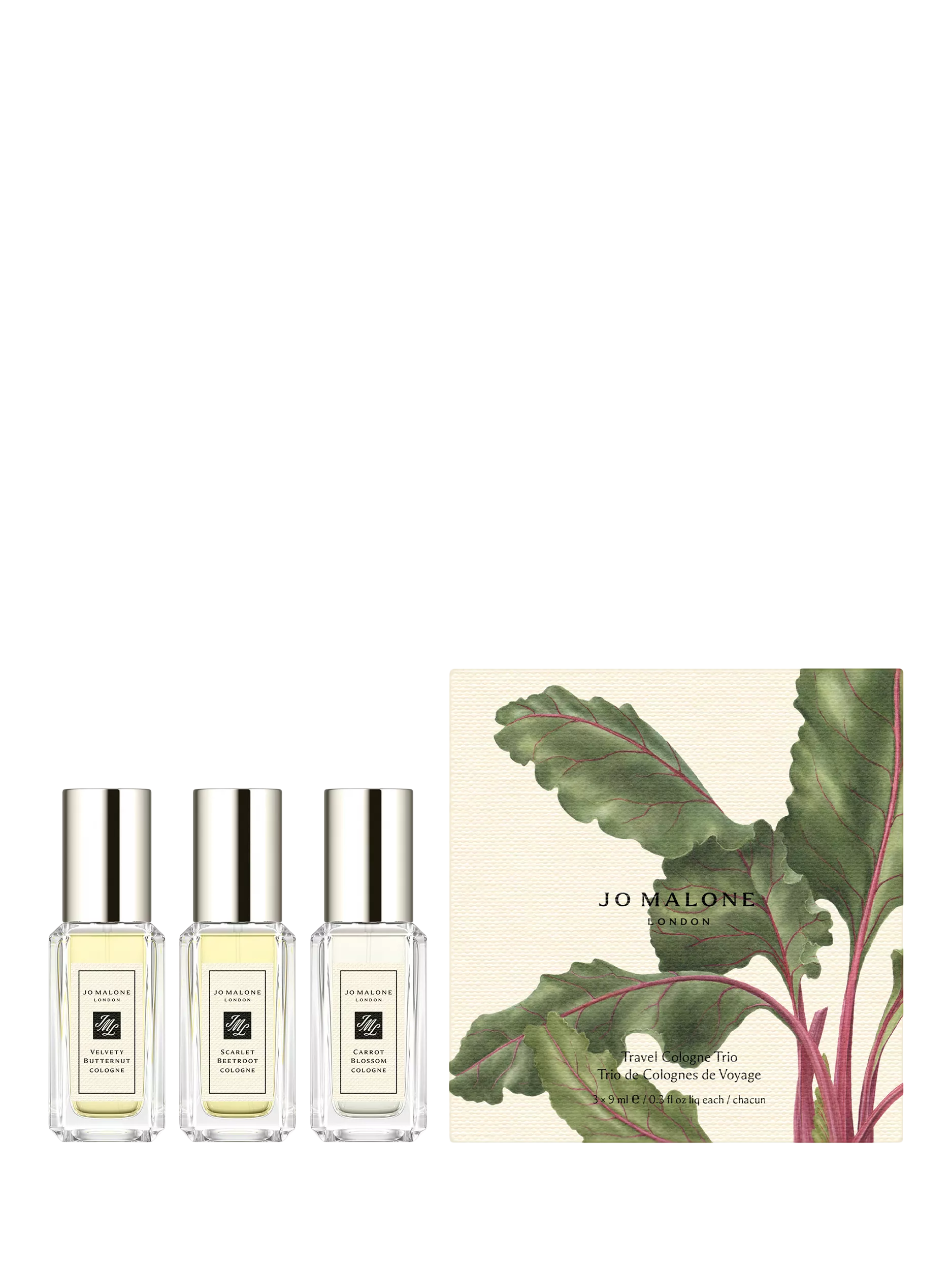 Jo MALONE LONDON 3点セット Jo Malone London Veggies Travel Cologne Trio Fragrance Gift Set