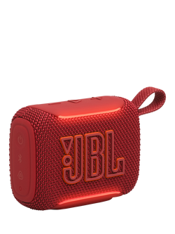 JBL Go 5 Bluetooth Waterproof Portable Speaker, Red, Red