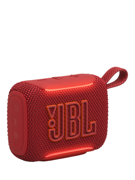 JBL Go 5 Bluetooth Waterproof Portable Speaker, Black, Red