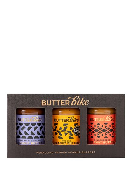 Butter Bike Festive Peanut Butter Trio, 855g, Multi