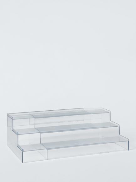 John Lewis Expandable Plastic Condiment Rack, Clear