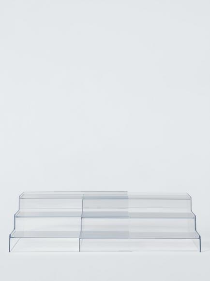 John Lewis Expandable Plastic Condiment Rack - view 2, Clear