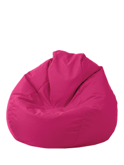 rucomfy Outdoor Slouch Bag Bean Bag, Cerise Pink