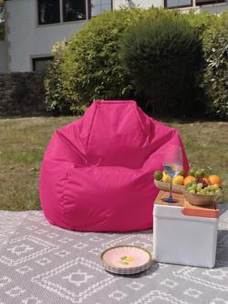 rucomfy Outdoor Slouch Bag Bean Bag - view 2, Cerise Pink
