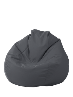 rucomfy Outdoor Slouch Bag Bean Bag, Slate Grey