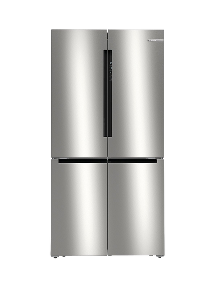 Bosch OUTLET Series 4 KFN96APEAG Freestanding 65/35 American Fridge Freezer, Like New, Inox Easy clean steel, Inox Easy Clean Steel