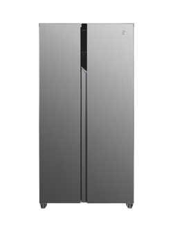 Hoover OUTLET H-FRIDGE 500 HHSBSO6174XK Freestanding 60/40 American Style Fridge Freezer, Like New, Stainless Steel, Stainless Steel
