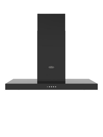 Belling OUTLET Cookcentre 100T Chimney Cooker Hood, Like New, Black, Black