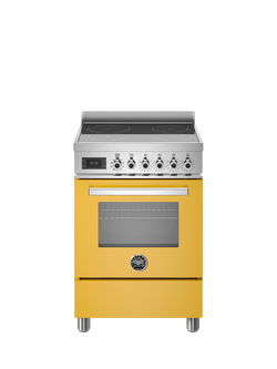 Bertazzoni OUTLET Professional Series 60cm Electric Range Cooker with Induction Hob, Like New, Orange, Yellow