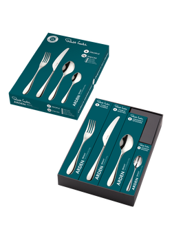 Robert Welch Arden Bright Stainless Steel Cutlery Set, 16 Piece/4 Place Settings - view 2, Silver