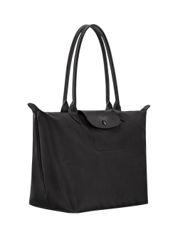 Longchamp Le Pliage One Large Shoulder Bag, Black - view 2, Black
