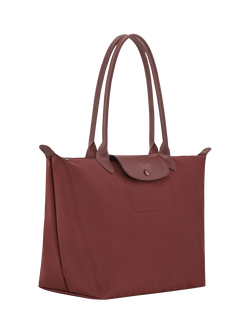 Longchamp Le Pliage One Large Shoulder Bag, Burgundy - view 2, Burgundy