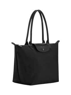 Longchamp Le Pliage One Medium Shoulder Bag, Black - view 2, Black