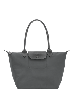 Longchamp Le Pliage One Medium Shoulder Bag, Anthracite, Anthracite
