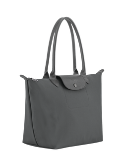Longchamp Le Pliage One Medium Shoulder Bag, Anthracite - view 2, Anthracite