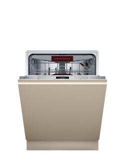 Neff OUTLET N70 S187ZCX03G Fully Integrated Dishwasher with Zeolith Drying, Like New, Stainless Steel, Stainless Steel