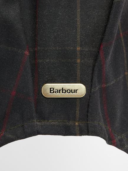 Barbour Arlene Wax Tie Head Scarf, Multi - view 2, Classic Tartan