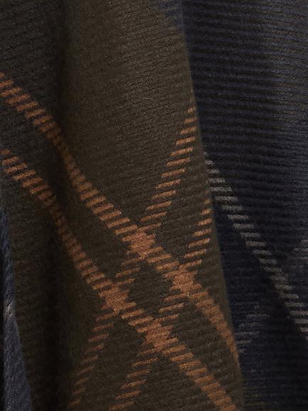 Barbour Blair Tartan Serape, Shadow Tartan - view 2, Shadow Tartan