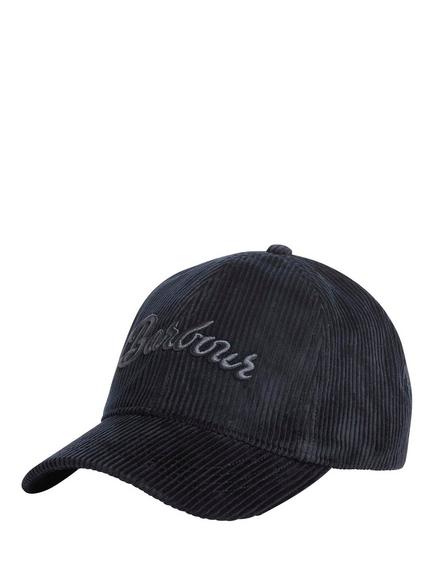 Barbour Ivybridge Cord Baseball Cap, Navy, Navy