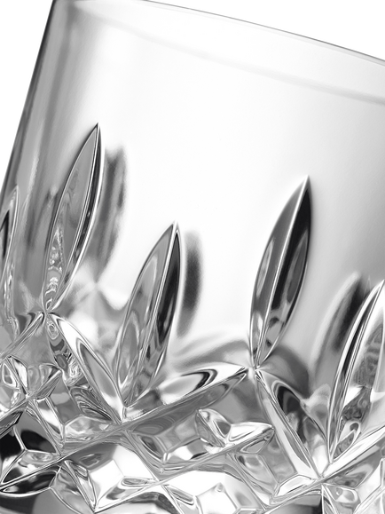 Waterford Crystal Lismore Connoisseur Cut Glass Straight Sided Whiskey Tumbler, Set of 2, 180ml, Clear - view 2, Clear