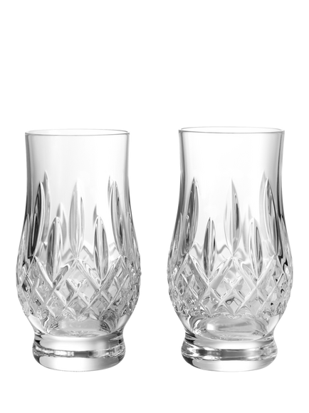 Waterford Crystal Lismore Connoisseur Cut Glass Footed Whiskey Tasting Tumbler, Set of 2, 180ml, Clear, Clear