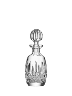 Waterford Crystal Lismore Connoisseur Cut Glass Rounded Whiskey Decanter, 500ml, Clear, Clear