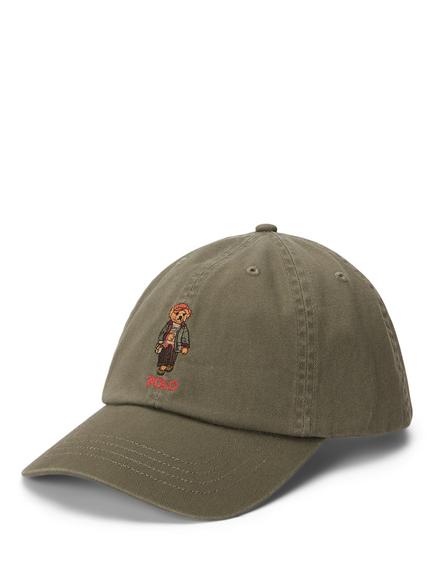 Ralph Lauren Kids' Woven Baseball Cap, Olive, Cruise Olive