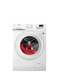 AEG OUTLET 6000 L6FBK941B Freestanding Washing Machine, 9kg Load, 1400rpm Spin, Like New, White, White