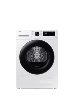 Samsung OUTLET DV80CGC0B0AE Freestanding Tumble Dryer, AI Energy, 8kg Load, Like New, White, White