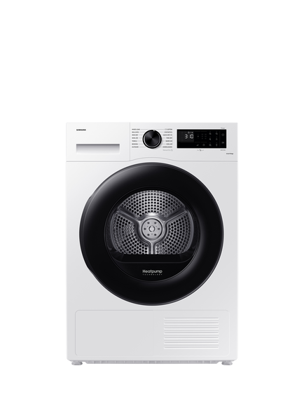 Samsung OUTLET DV80CGC0B0AE Freestanding Tumble Dryer, AI Energy, 8kg Load, Like New, White, White