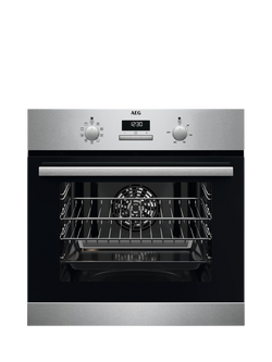 AEG OUTLET BSX23101XM Built In Electric Single Oven, Like New, Stainless Steel, Stainless Steel