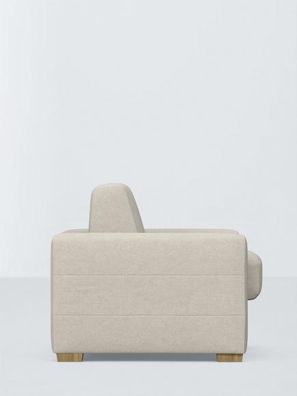 John Lewis Slumber Snuggler Sofa Bed, Light Leg, Natural Beige - view 2, Natural Beige