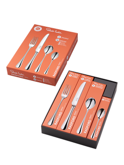 Robert Welch Radford Bright Stainless Steel Cutlery Set, 16 Piece/4 Place Settings - view 2, Silver