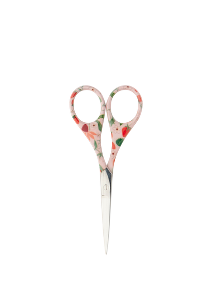 John Lewis Strawberry Embroidery Scissors, Floral