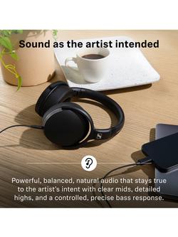 Sennheiser HD 400U Over-Ear Headphones with Mic/Remote, USB-C Connection, Black - view 2, Black