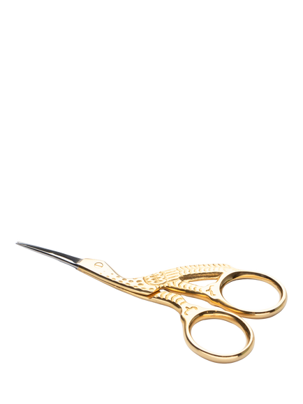 John Lewis Stork Embroidery Scissors, Gold
