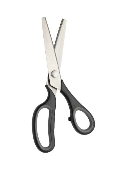 John Lewis Soft Grip Pinking Shears, Purple